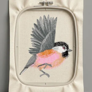 Дизайн машинной вышивки. Птицы (Размер 83x99мм). Форматы: DST PES JEF VP3 EXP XXX . Стежков: 15664