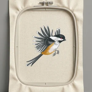 Дизайн машинной вышивки. Птицы (Размер 85x87мм). Форматы: DST PES JEF VP3 EXP XXX . Стежков: 10058