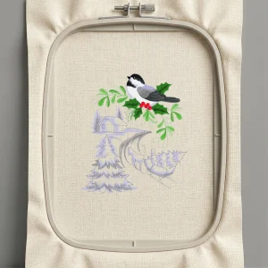 Дизайн машинной вышивки. Птицы (Размер 173x195мм). Форматы: DST PES JEF VP3 EXP XXX . Стежков: 24420