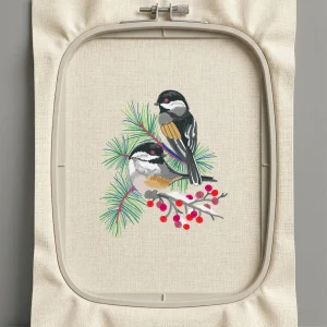 Дизайн машинной вышивки. Птицы (Размер 104x119мм). Форматы: DST PES JEF VP3 EXP XXX . Стежков: 20200