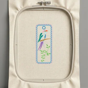 Дизайн машинной вышивки. Птицы (Размер 74x179мм). Форматы: DST PES JEF VP3 EXP XXX . Стежков: 7697