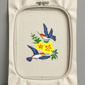 Дизайн машинной вышивки. Птицы (Размер 123x144мм). Форматы: DST PES JEF VP3 EXP XXX . Стежков: 15110