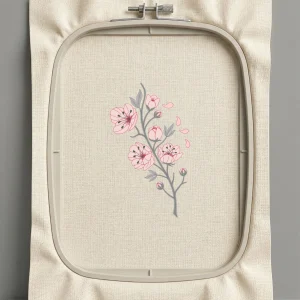 Дизайн машинной вышивки. Роза (Размер 98x166мм). Форматы: DST PES JEF VP3 EXP XXX . Стежков: 11749