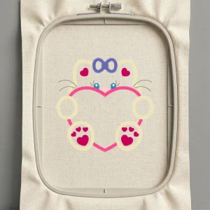 Дизайн машинной вышивки. Любовь (Размер 130x126мм). Форматы: DST PES JEF VP3 EXP XXX . Стежков: 12006