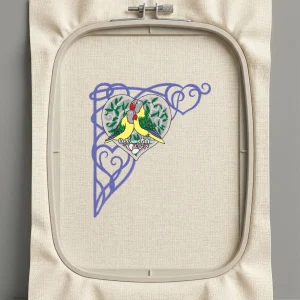 Дизайн машинной вышивки. Птицы (Размер 90x100мм). Форматы: DST PES JEF VP3 EXP XXX . Стежков: 12406