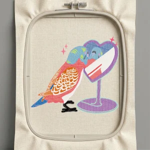 Дизайн машинной вышивки. Птицы (Размер 170x150мм). Форматы: DST PES JEF VP3 EXP XXX . Стежков: 38319