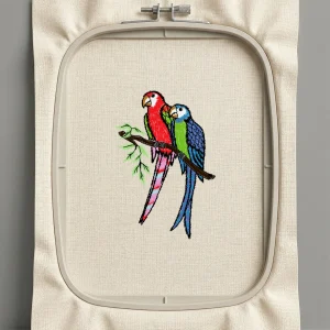 Дизайн машинной вышивки. Птицы (Размер 65x96мм). Форматы: DST PES JEF VP3 EXP XXX . Стежков: 6567