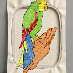 Дизайн машинной вышивки. Птицы (Размер 44x82мм). Форматы: DST PES JEF VP3 EXP XXX . Стежков: 6224