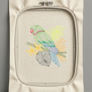 Дизайн машинной вышивки. Птицы (Размер 123x125мм). Форматы: DST PES JEF VP3 EXP XXX . Стежков: 9617