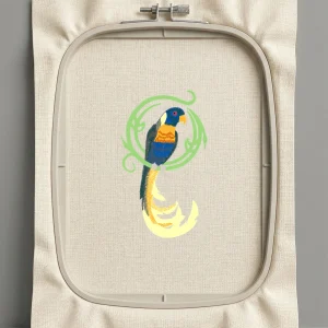 Дизайн машинной вышивки. Птицы (Размер 76x129мм). Форматы: DST PES JEF VP3 EXP XXX . Стежков: 12306