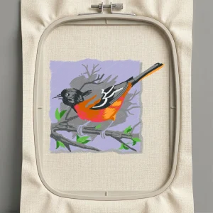 Дизайн машинной вышивки. Птицы (Размер 107x89мм). Форматы: DST PES JEF VP3 EXP XXX . Стежков: 23604