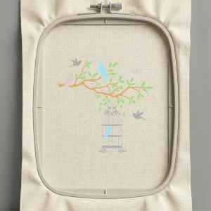 Дизайн машинной вышивки. Птицы (Размер 99x98мм). Форматы: DST PES JEF VP3 EXP XXX . Стежков: 5959