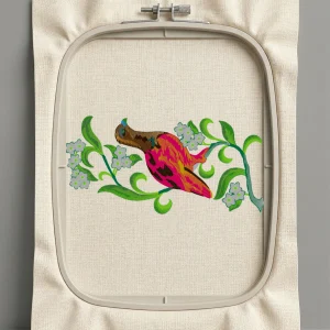 Дизайн машинной вышивки. Птицы (Размер 300x149мм). Форматы: DST PES JEF VP3 EXP XXX . Стежков: 83334