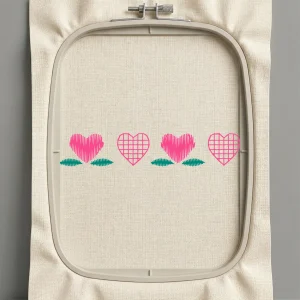 Дизайн машинной вышивки. Любовь (Размер 60x11мм). Форматы: DST PES JEF VP3 EXP XXX . Стежков: 755