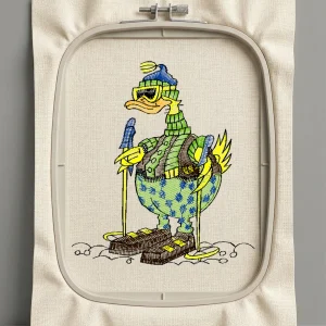 Дизайн машинной вышивки. Птицы (Размер 55x61мм). Форматы: DST PES JEF VP3 EXP XXX . Стежков: 5288