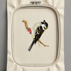 Дизайн машинной вышивки. Птицы (Размер 120x141мм). Форматы: DST PES JEF VP3 EXP XXX . Стежков: 14930