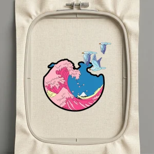 Дизайн машинной вышивки. Птицы (Размер 201x204мм). Форматы: DST PES JEF VP3 EXP XXX . Стежков: 61006