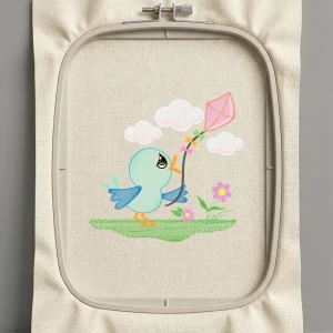 Дизайн машинной вышивки. Птицы (Размер 98x96мм). Форматы: DST PES JEF VP3 EXP XXX . Стежков: 6947