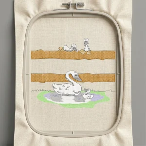 Дизайн машинной вышивки. Птицы (Размер 120x99мм). Форматы: DST PES JEF VP3 EXP XXX . Стежков: 16924