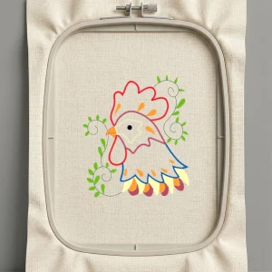 Дизайн машинной вышивки. Птицы (Размер 126x145мм). Форматы: DST PES JEF VP3 EXP XXX . Стежков: 13728