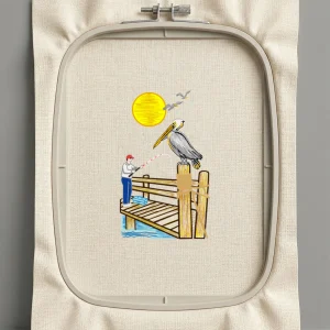 Дизайн машинной вышивки. Птицы (Размер 146x240мм). Форматы: DST PES JEF VP3 EXP XXX . Стежков: 48398