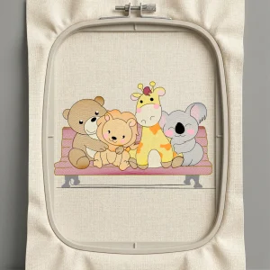 Дизайн машинной вышивки. Животные (Размер 179x118мм). Форматы: DST PES JEF VP3 EXP XXX . Стежков: 21023