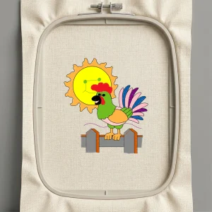 Дизайн машинной вышивки. Птицы (Размер 87x99мм). Форматы: DST PES JEF VP3 EXP XXX . Стежков: 15756