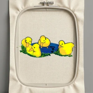 Дизайн машинной вышивки. Птицы (Размер 91x36мм). Форматы: DST PES JEF VP3 EXP XXX . Стежков: 6923