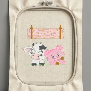 Дизайн машинной вышивки. Животные (Размер 98x87мм). Форматы: DST PES JEF VP3 EXP XXX . Стежков: 9696