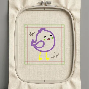 Дизайн машинной вышивки. Птицы (Размер 129x129мм). Форматы: DST PES JEF VP3 EXP XXX . Стежков: 8987