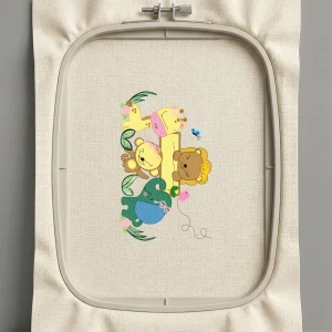 Дизайн машинной вышивки. Животные (Размер 109x178мм). Форматы: DST PES JEF VP3 EXP XXX . Стежков: 22102