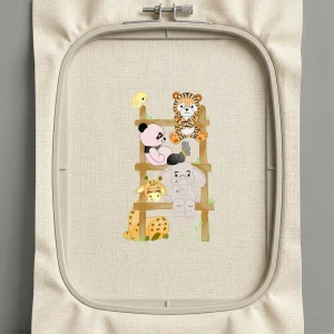 Дизайн машинной вышивки. Животные (Размер 128x198мм). Форматы: DST PES JEF VP3 EXP XXX . Стежков: 30059