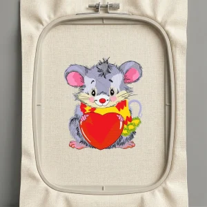 Дизайн машинной вышивки. Любовь (Размер 130x153мм). Форматы: DST PES JEF VP3 EXP XXX . Стежков: 40399