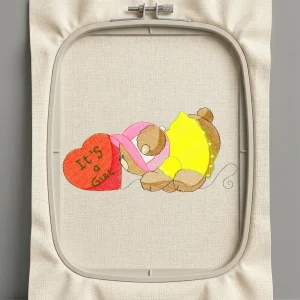 Дизайн машинной вышивки. Любовь (Размер 120x58мм). Форматы: DST PES JEF VP3 EXP XXX . Стежков: 13203