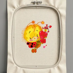 Дизайн машинной вышивки. Любовь (Размер 146x157мм). Форматы: DST PES JEF VP3 EXP XXX . Стежков: 31955