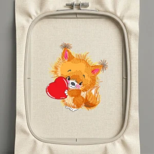 Дизайн машинной вышивки. Любовь (Размер 107x119мм). Форматы: DST PES JEF VP3 EXP XXX . Стежков: 21518