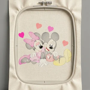 Дизайн машинной вышивки. Любовь (Размер 215x179мм). Форматы: DST PES JEF VP3 EXP XXX . Стежков: 24743