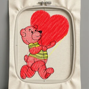 Дизайн машинной вышивки. Любовь (Размер 45x63мм). Форматы: DST PES JEF VP3 EXP XXX . Стежков: 5270