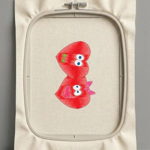 Дизайн машинной вышивки. Любовь (Размер 107x177мм). Форматы: DST PES JEF VP3 EXP XXX . Стежков: 19172