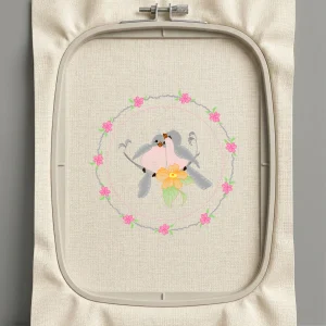 Дизайн машинной вышивки. Птицы (Размер 130x128мм). Форматы: DST PES JEF VP3 EXP XXX . Стежков: 13505