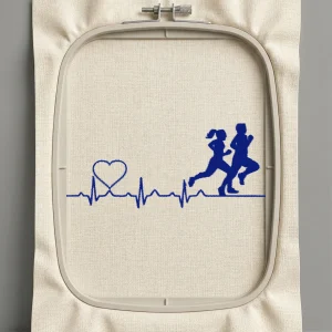 Дизайн машинной вышивки. Любовь (Размер 114x49мм). Форматы: DST PES JEF VP3 EXP XXX . Стежков: 3576