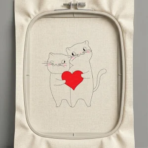 Дизайн машинной вышивки. Любовь (Размер 147x152мм). Форматы: DST PES JEF VP3 EXP XXX . Стежков: 4703