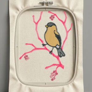 Дизайн машинной вышивки. Птицы (Размер 123x161мм). Форматы: DST PES JEF VP3 EXP XXX . Стежков: 12192