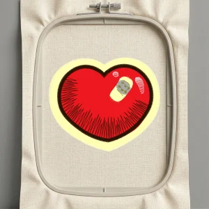 Дизайн машинной вышивки. Любовь (Размер 98x83мм). Форматы: DST PES JEF VP3 EXP XXX . Стежков: 10687