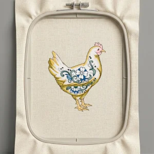 Дизайн машинной вышивки. Птицы (Размер 132x158мм). Форматы: DST PES JEF VP3 EXP XXX . Стежков: 28721