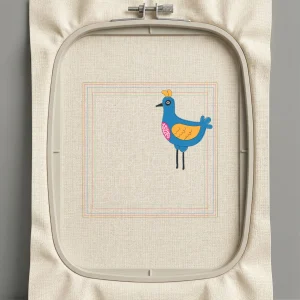 Дизайн машинной вышивки. Птицы (Размер 229x229мм). Форматы: DST PES JEF VP3 EXP XXX . Стежков: 17798