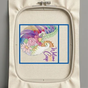 Дизайн машинной вышивки. Птицы (Размер 220x175мм). Форматы: DST PES JEF VP3 EXP XXX . Стежков: 46605