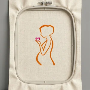 Дизайн машинной вышивки. Любовь (Размер 45x90мм). Форматы: DST PES JEF VP3 EXP XXX . Стежков: 2873