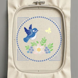 Дизайн машинной вышивки. Птицы (Размер 138x138мм). Форматы: DST PES JEF VP3 EXP XXX . Стежков: 12815