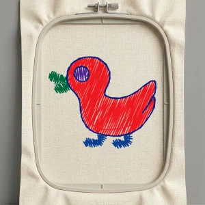 Дизайн машинной вышивки. Птицы (Размер 28x24мм). Форматы: DST PES JEF VP3 EXP XXX . Стежков: 665